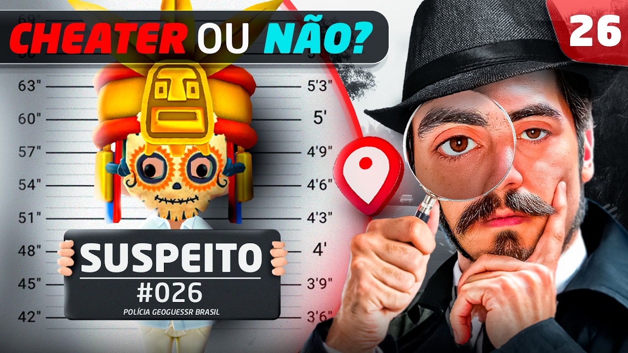 NÃO SABE ALINHAR E ACHA QUE ME ENGANA!? - Cheater ou Não #26 - GeoGuessr
