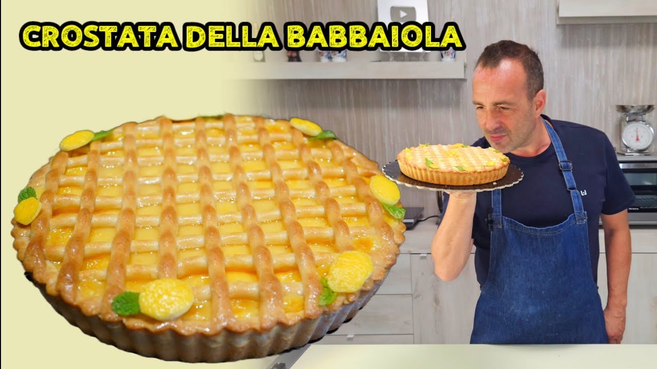 🍋CROSTATA DELLA BABBAIOLA NAPOLETANA CON FROLLA E CREMA A LIMONE🍋. CORSO DI PASTICCERIA