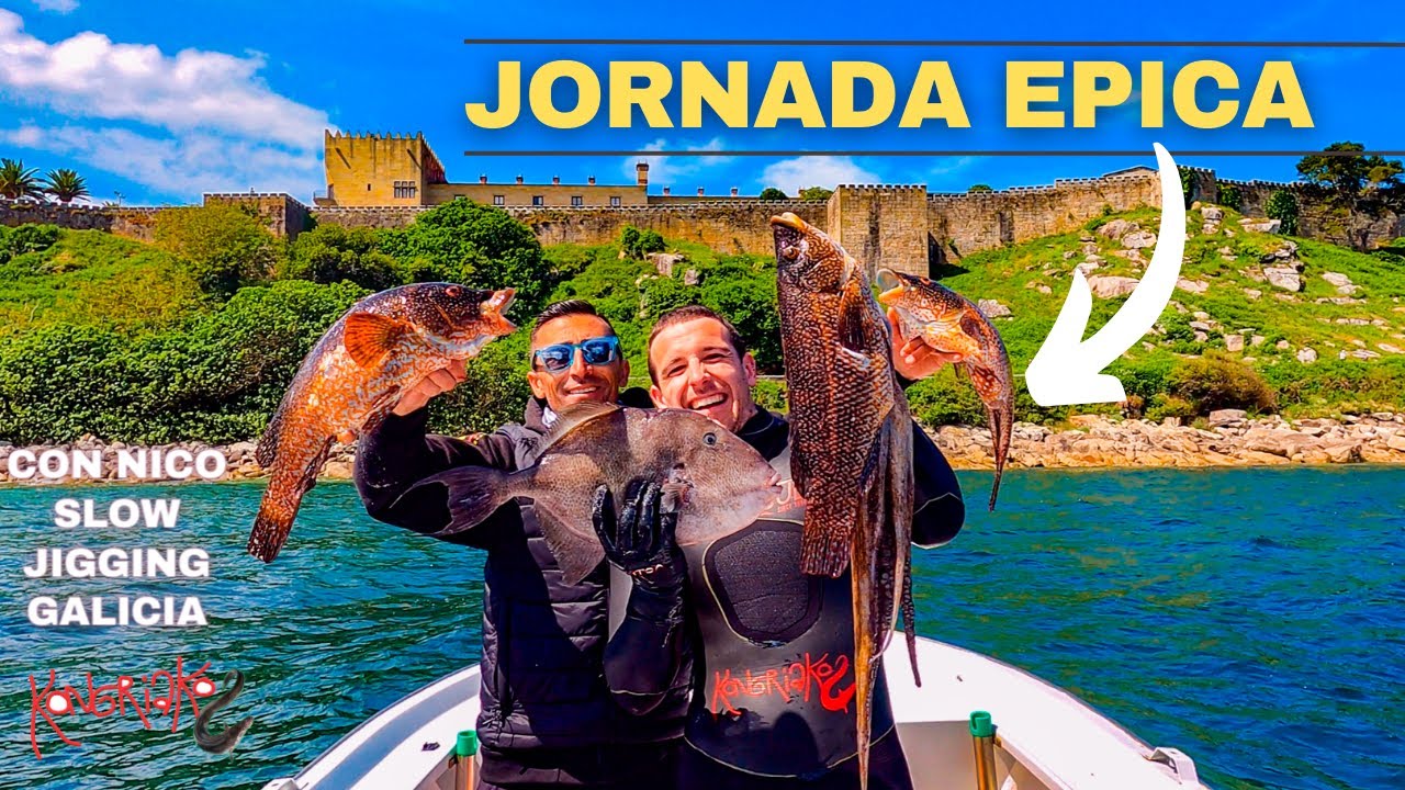 ✅PESCA SUBMARINA🎯[PULPO, LUBINA, SARGO Y PINTOS] Con NICO SLOW JIGGING GALICIA⚡