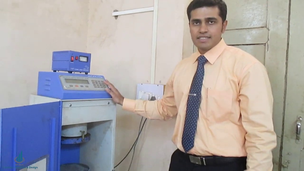 Demonstration of Compression Testing Machine | Compression Test of Concrete Cube | CTM