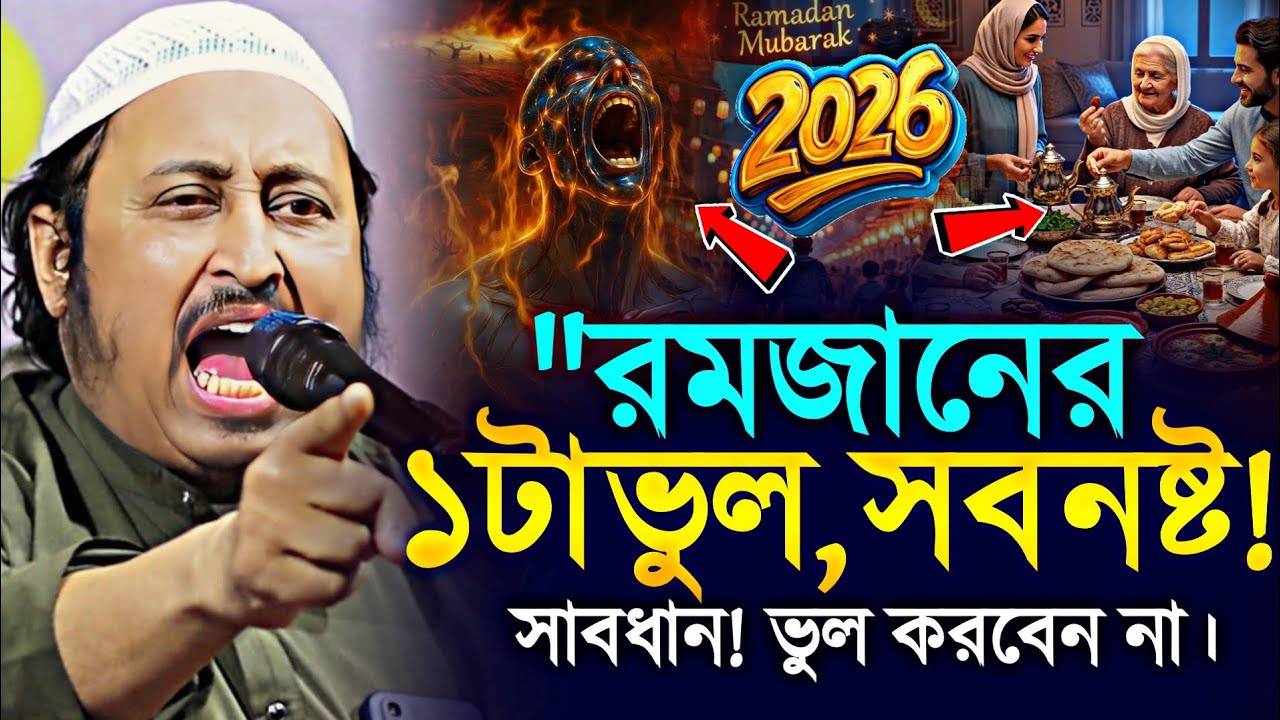 সাবধান! রমজানে এই ভুলটি ভুলেও করবেন না। ⚠️ Qari Yaseen Ali New Waz