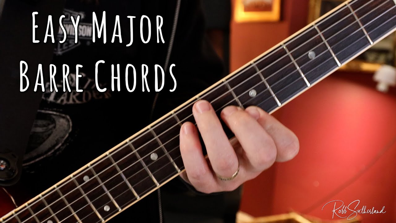 Easy Major Barre Chords | Ergonomic Movement from Open to Bar