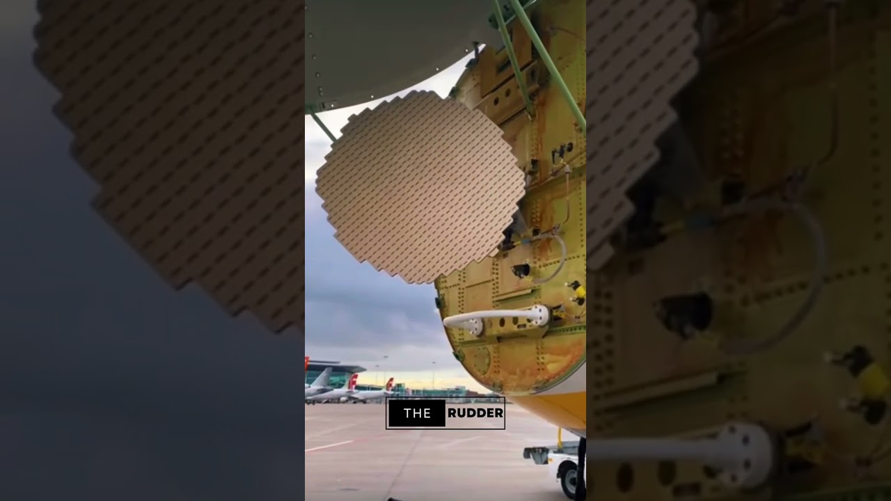 Under the planes Radome #shorts