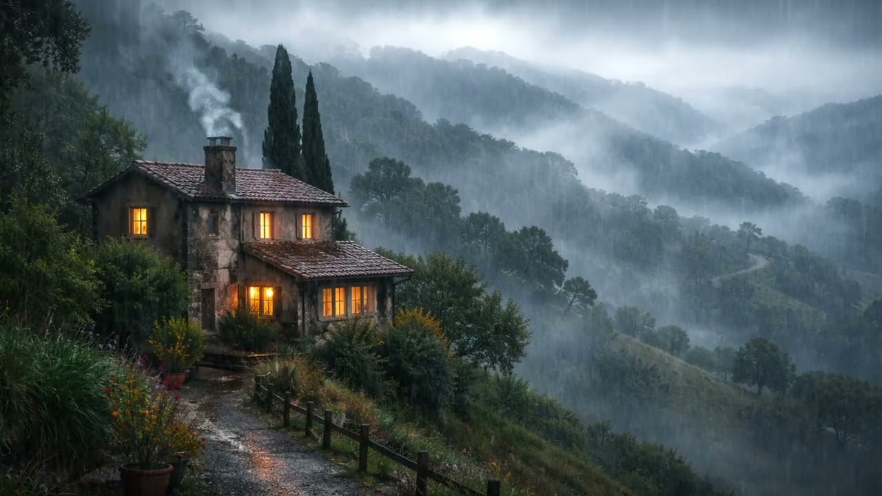 Calm Rain Sounds for Studying and Sleeping