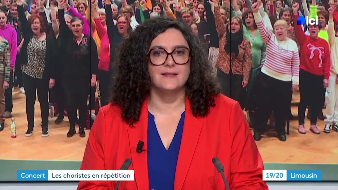 15 000 VOIX POUR LES PLUS BELLES CHANSONS FRANCAISES - LIMOGES - 19/20 FRANCE 3 LIMOUSIN -  26 01 25