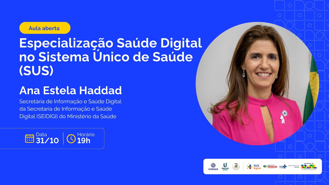 Especialização Saúde Digital no Sistema Único de Saúde (SUS)