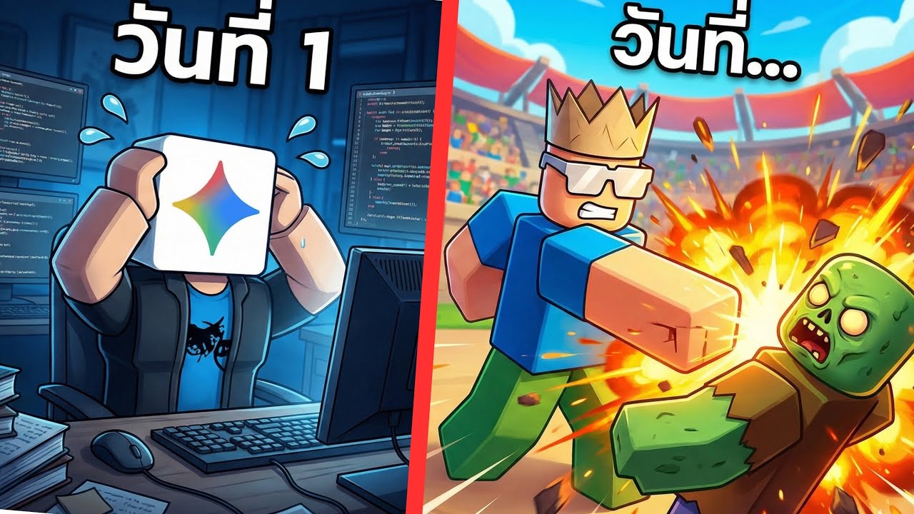 ผมให้ AI สร้างเกมซอมบี้ Roblox ทั้งเกม... ใน 3 วัน