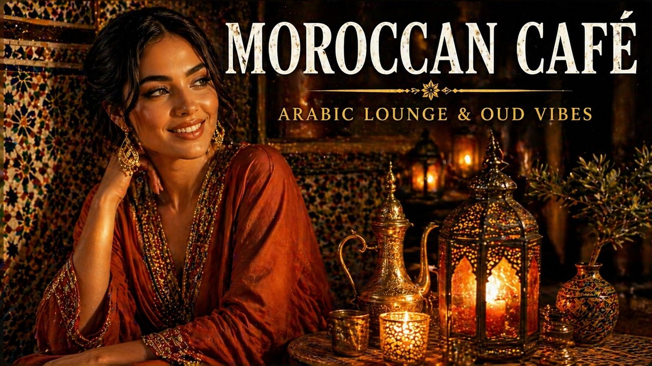 Moroccan Cafe Ambience ☕ Coffee Shop Background Music for Study & Work
