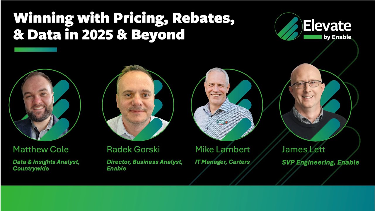 Winning with Pricing, Rebates, and Data in 2025