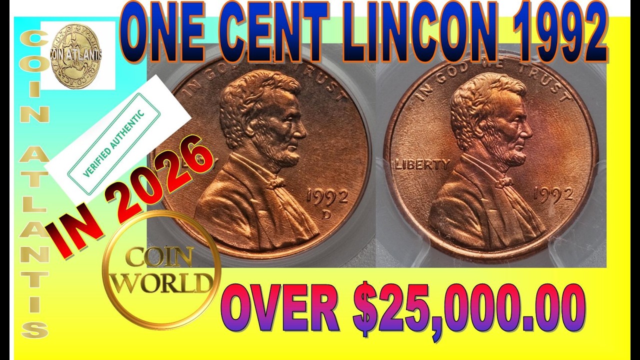 Rare 1992 Lincoln Penny Error Lists. OVER $25,000.00 IN 2026