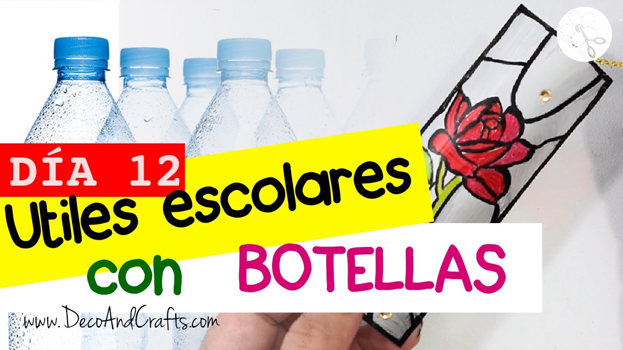 DIA 12 - 40 Regreso a Clases Crea Utiles escolares con reciclaje | DecoAndCrafts