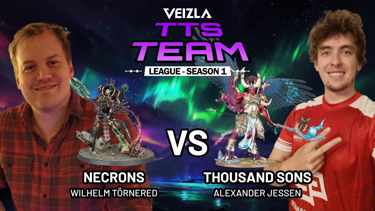 🔥Thousand Sons vs Necrons - Alexander Jesssen vs Wilhelm Törnered  🔥