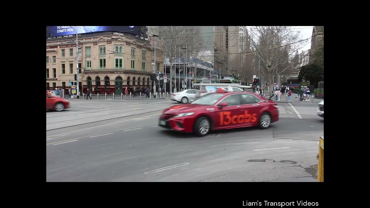 Trams At Flinders Street - August 2025