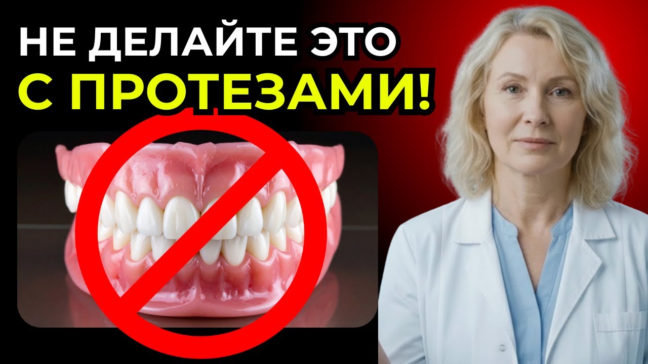 ЕСЛИ У ВАС СЪЕМНЫЕ ПРОТЕЗЫ — НЕ ДЕЛАЙТЕ ЭТОГО!