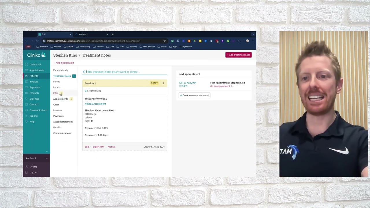 Measurz Integration With Cliniko