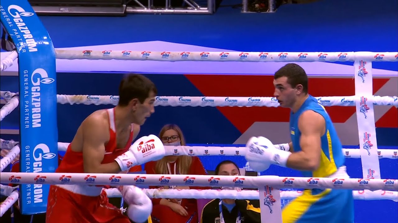 Quarterfinals (71kg) SHYMBERGENOV Aslanbek (KAZ) vs  ZAKHARIEIEV Yurii (UKR) | AIBA WCHs 2021