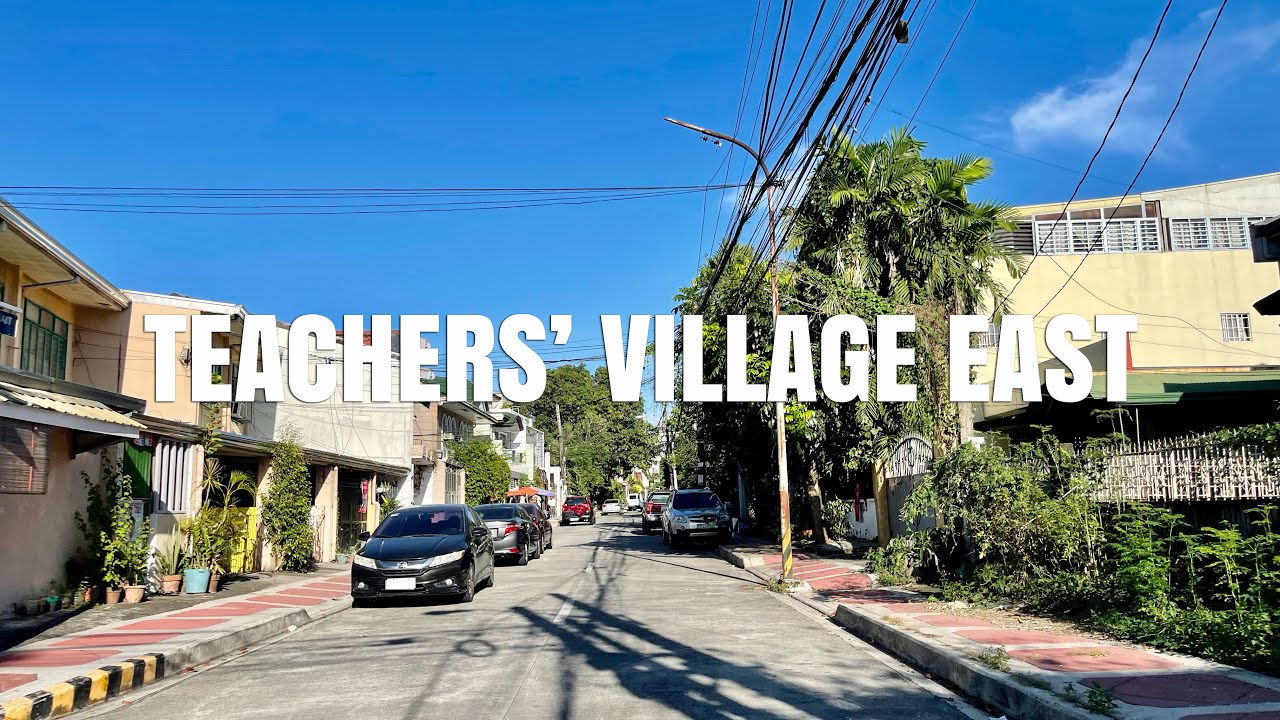 [4K] Teachers’ Village East Diliman Walking | A Peaceful Barangay in Quezon City Philippines
