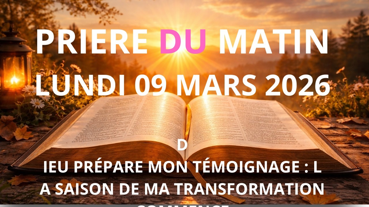 Prière Puissante du Matin 🌅 | Pour la Paix & la Force – [LUNDI/09 MARS]