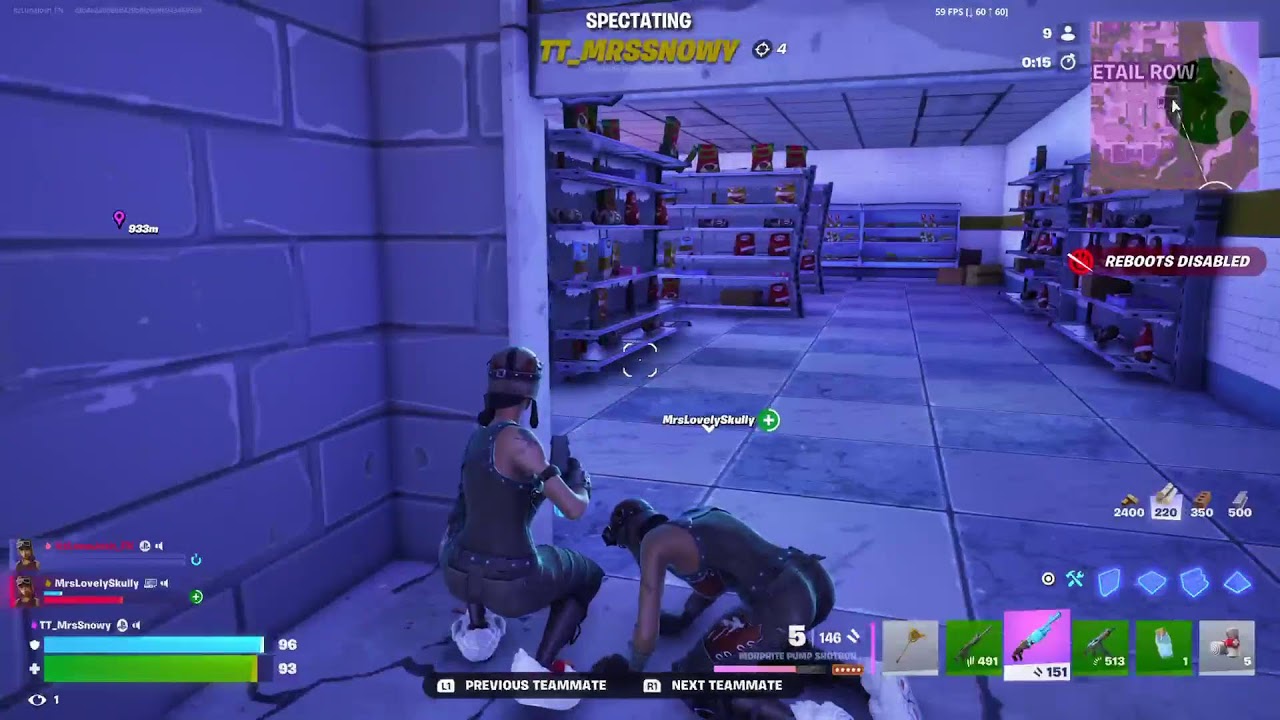 Reload Squads with friends