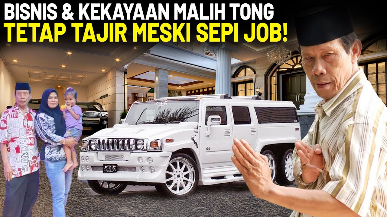 ISTRI MUDANYA MAKIN KLEPEK-KLEPEK? Ternyata Inilah Bisnis dan Kekayaan Pelawak Malih Tong Tong