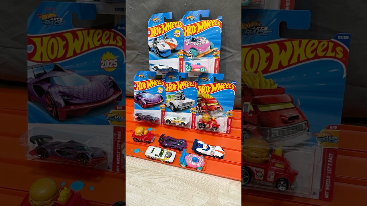 Netflix Hot Wheels Let's Race Mini Collection Drag Racing #hotwheels #shorts #netflix