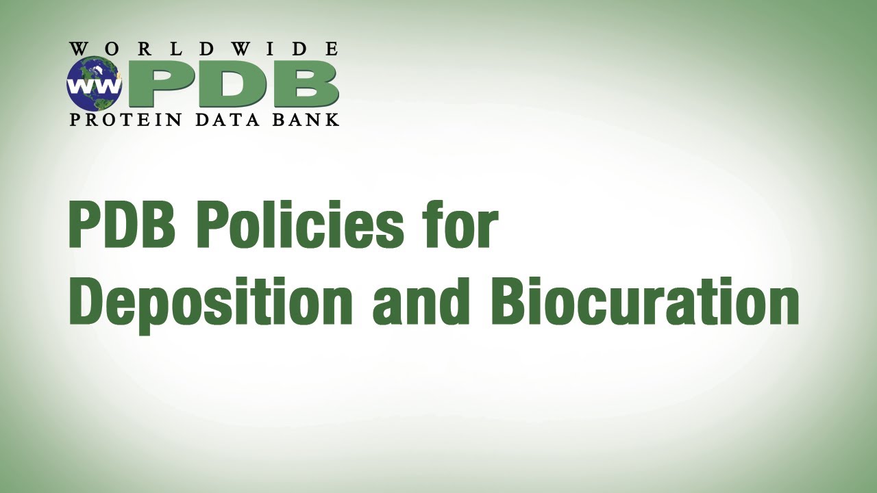 RCSB PDB Office Hour: PDB Policies for Deposition and Biocuration