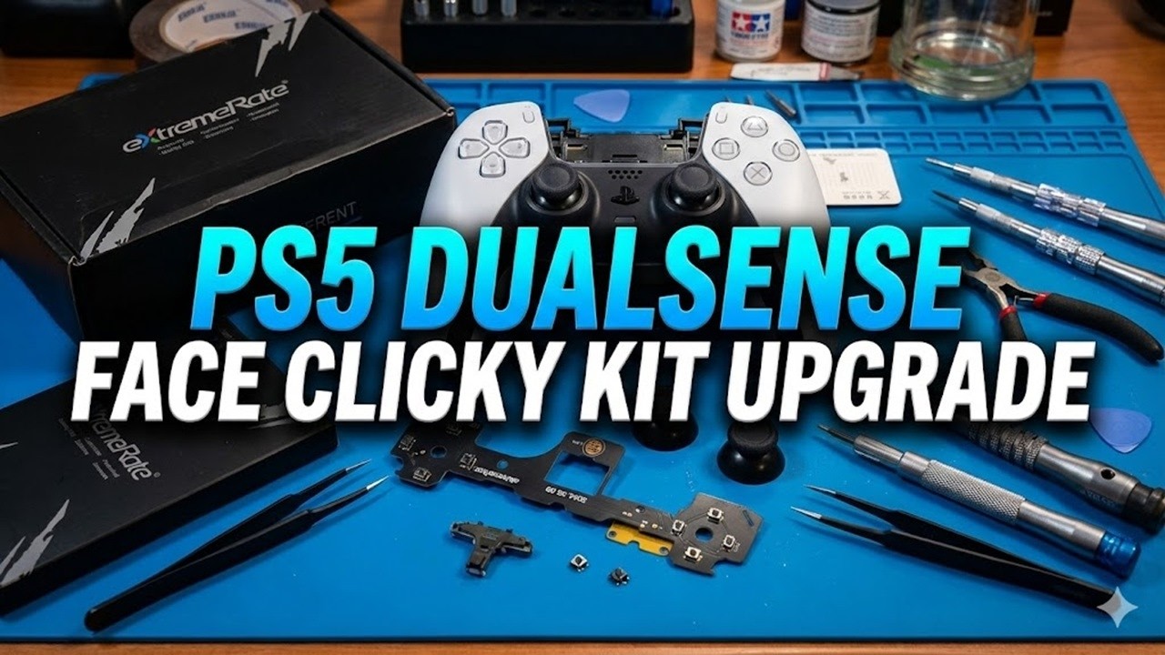 Azonnali gomb reakció PS5-ön?😱 eXtremeRate Face Clicky Kit beépítés PS5 DualSense kontrollerbe