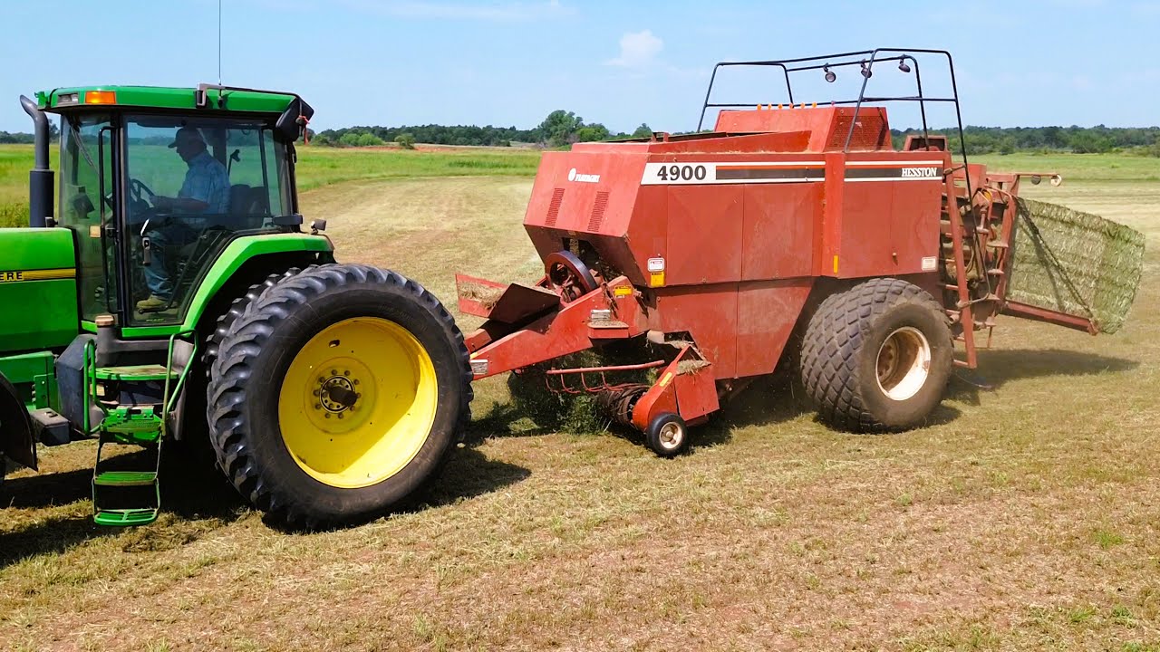 Baling Fourth Cut... but Our Baler Has One Setting: DRAMATIC