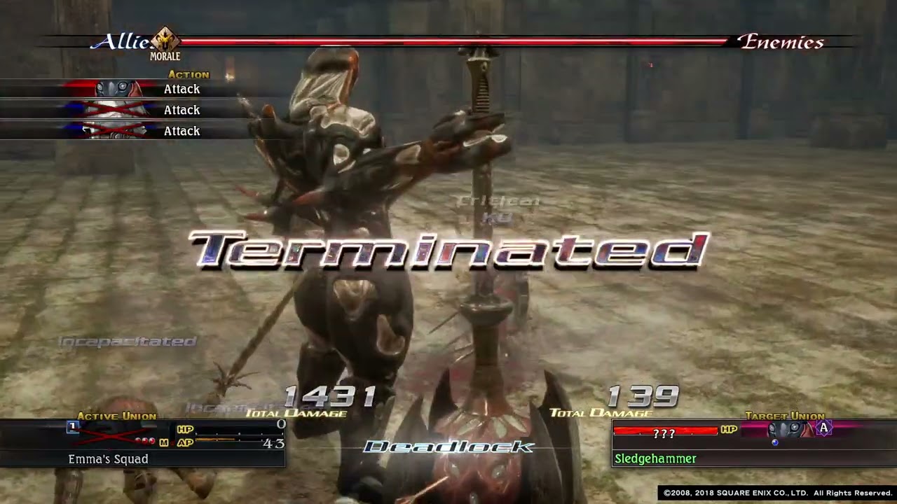 THE LAST REMNANT ps4 hard mode Sledgehammer part1