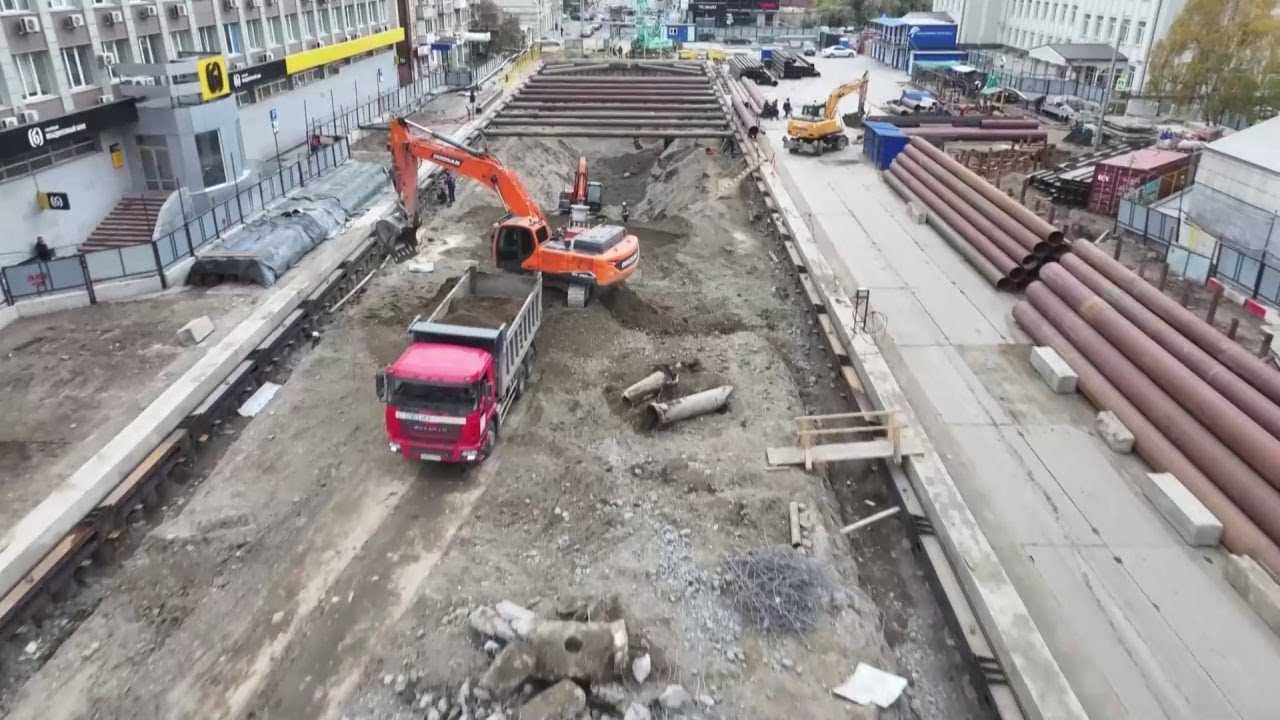 В КРАСНОЯРСКЕ НОВЫЙ ЭТАП СТРОИТЕЛЬСТВА МЕТРОТРАМА