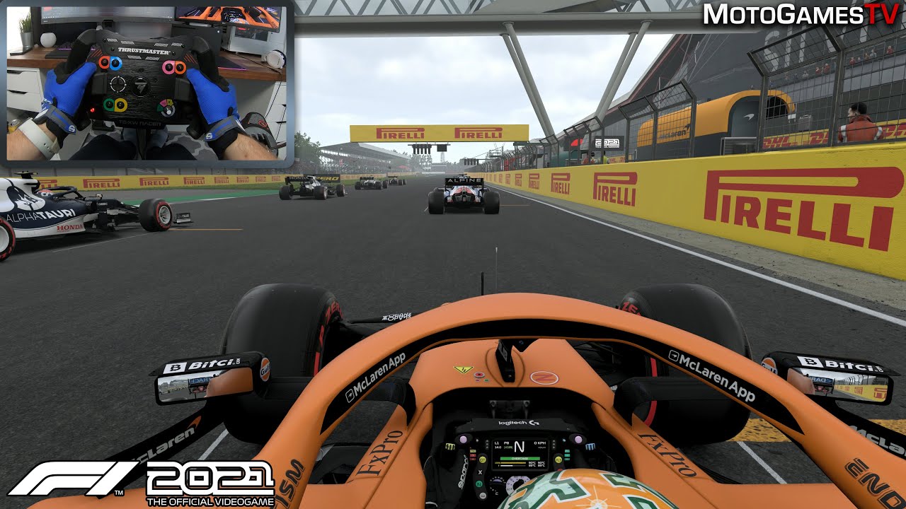 F1 2021 - 25% Race at Silverstone | Thrustmaster TS-XW Gameplay