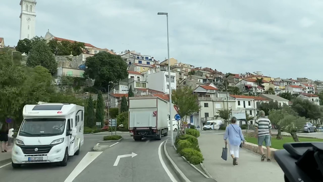 Rijeka to Zadar... Driving along the coastline from day to night!