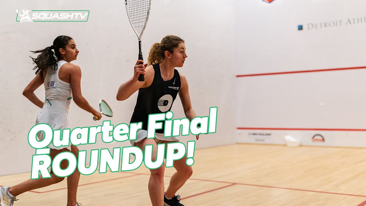 Quarter Finals at the DAC Pro Squash Classic 2023 | Story of the Day!