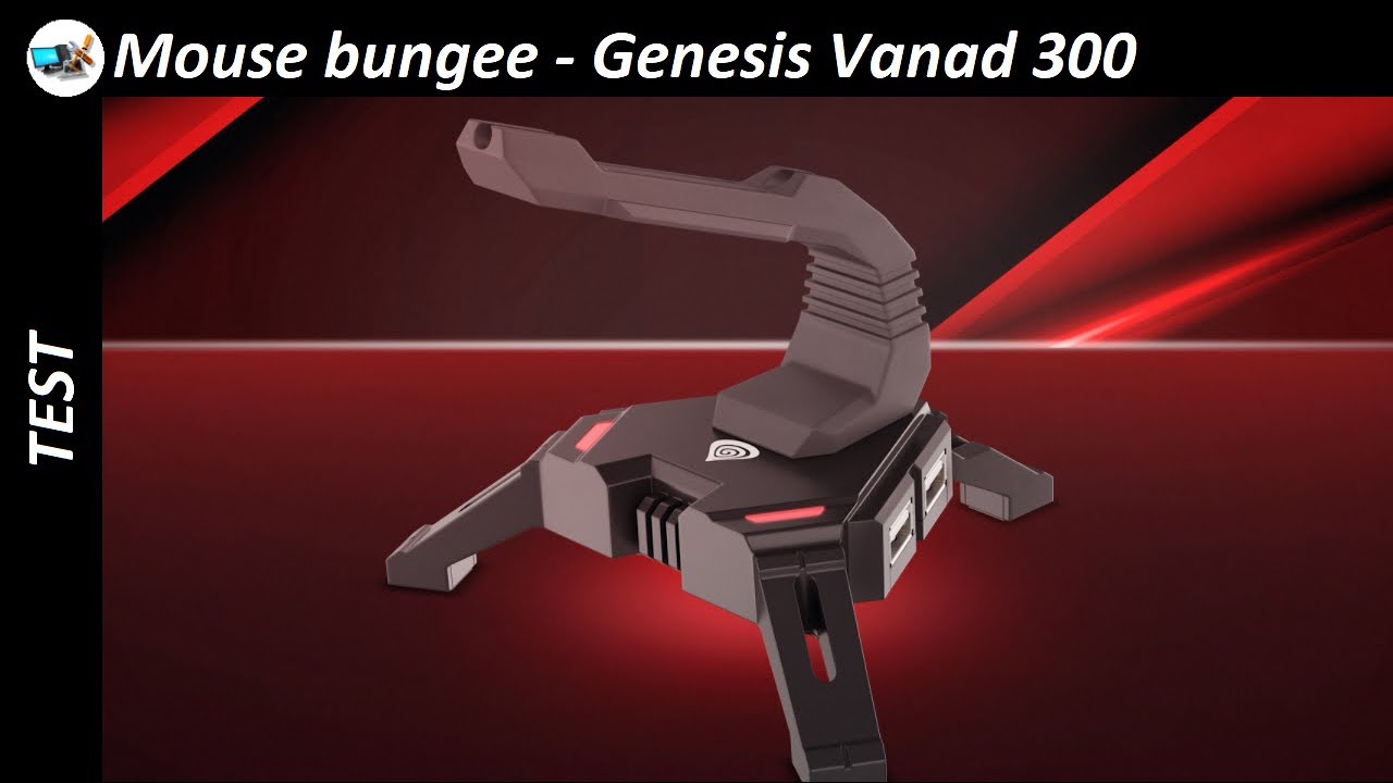 Gadżet czy funkcjonalność? Mouse Bungee - Genesis Vanad 300
