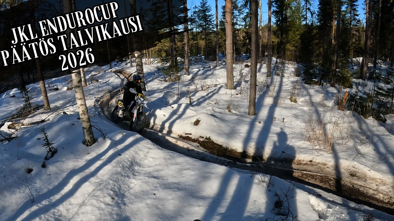 JKL ENDURO CUP TALVIKAUDEN PÄÄTÖS SARJAENDURO 07.03.2026 / PETÄJÄVESI