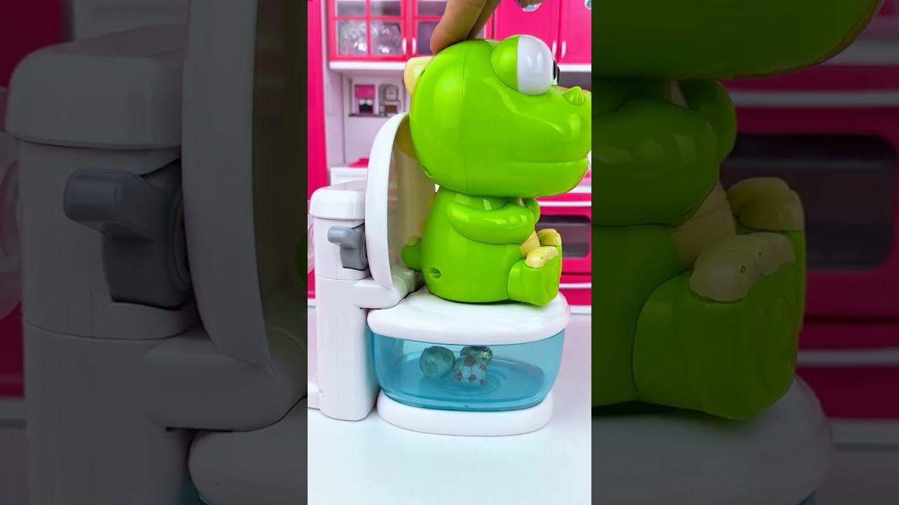 ASMR Unboxing Pororo & Pinkfong Bath Toy Set 🚽 | Satisfying Toy Play with Subi Unboxing Toys