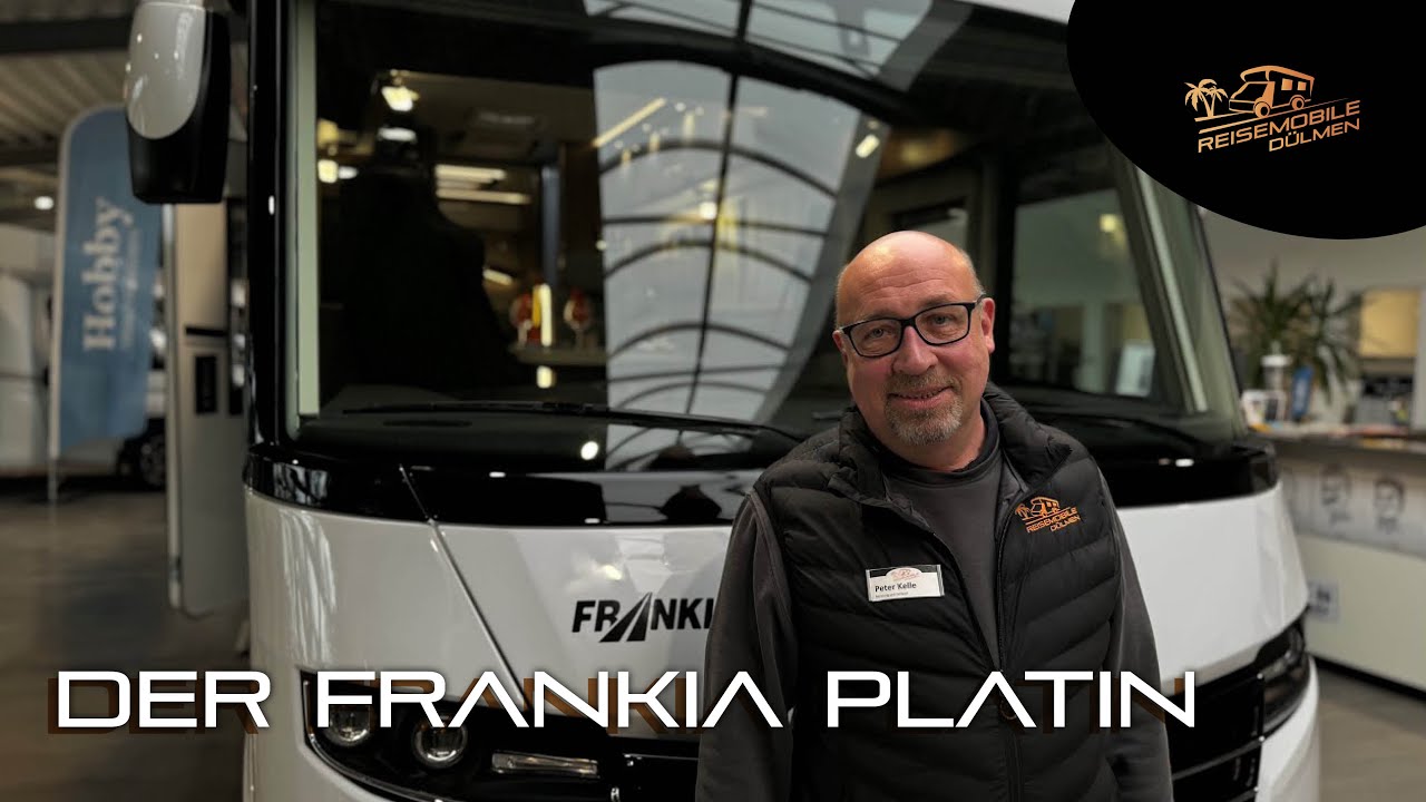Der Frankia Platin I 8400 QD 2024 Luxus pur auf 6 Räder, auf Mercedes-Sprinter-Basis