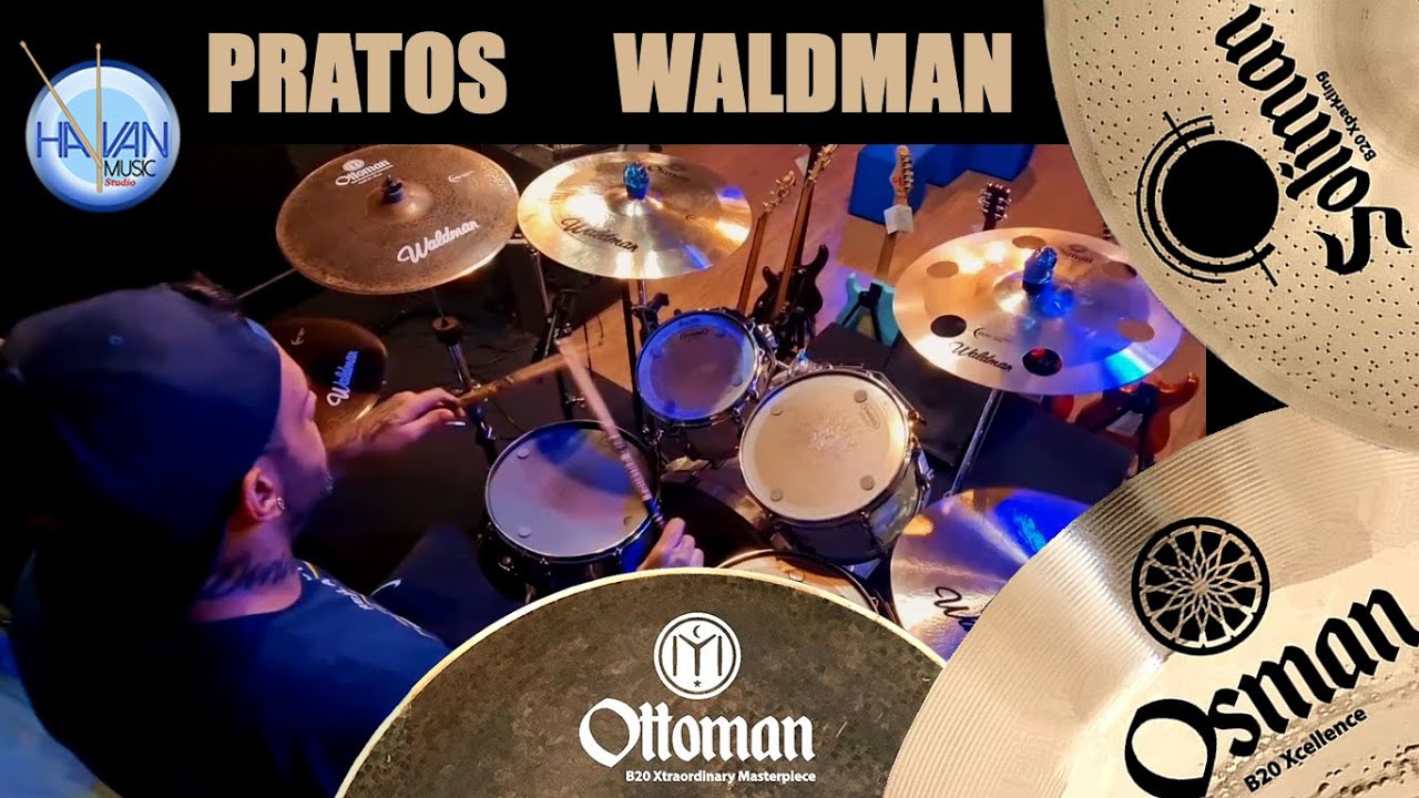 Pratos B20 Waldman Cymbals - Crash Ottoman, Osman e Soliman