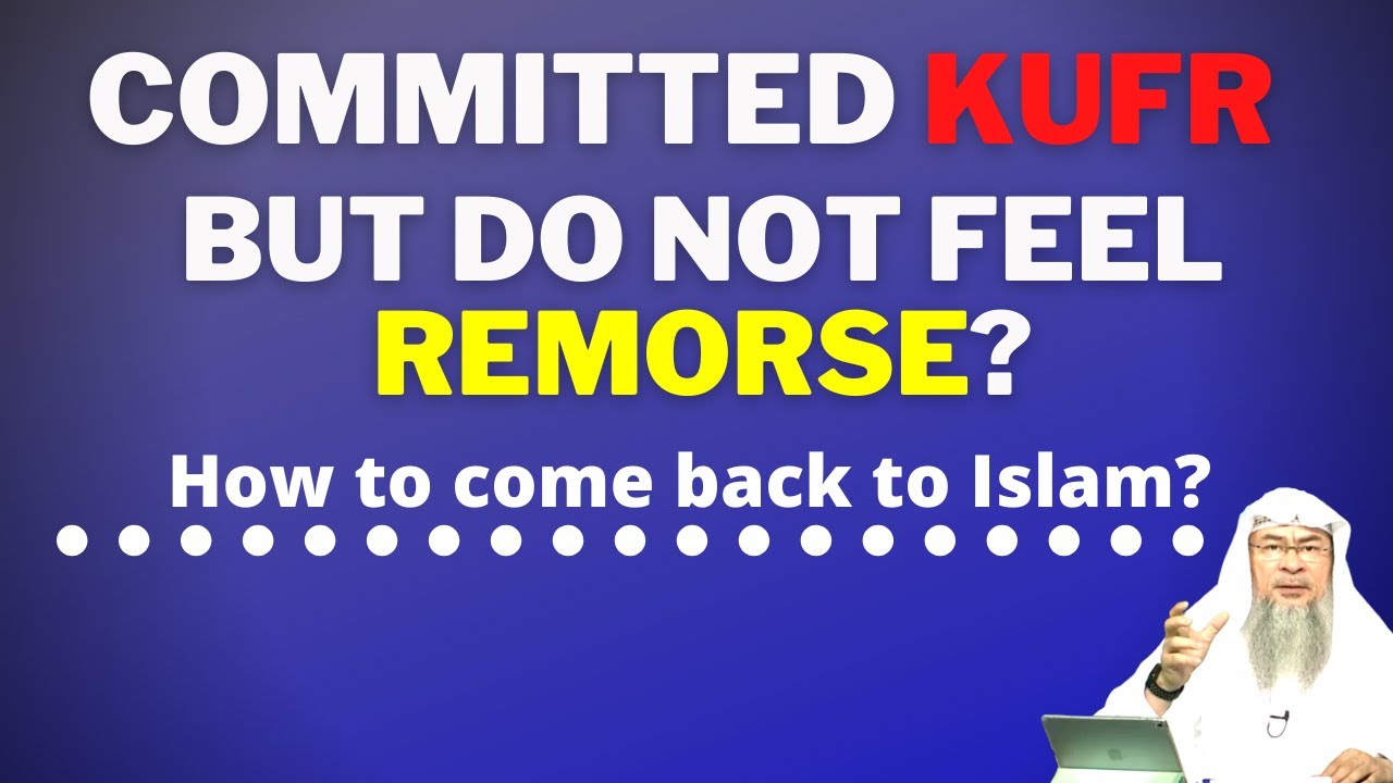 If a person commits apostasy, how can he come back to Islam if he does not have remorse? assimal