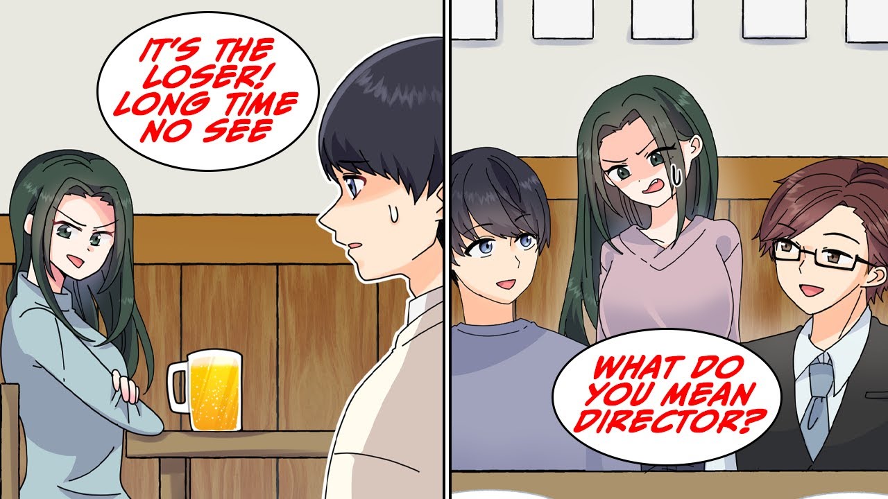 I met my ex-girlfriend again after she dumped me because I failed the exam [Manga Dub]