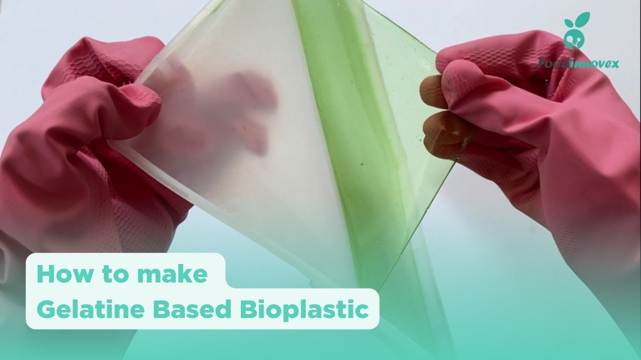 “How to Make Gelatine - Based Bioplastic at Home | Easy Eco-Friendly DIY Project