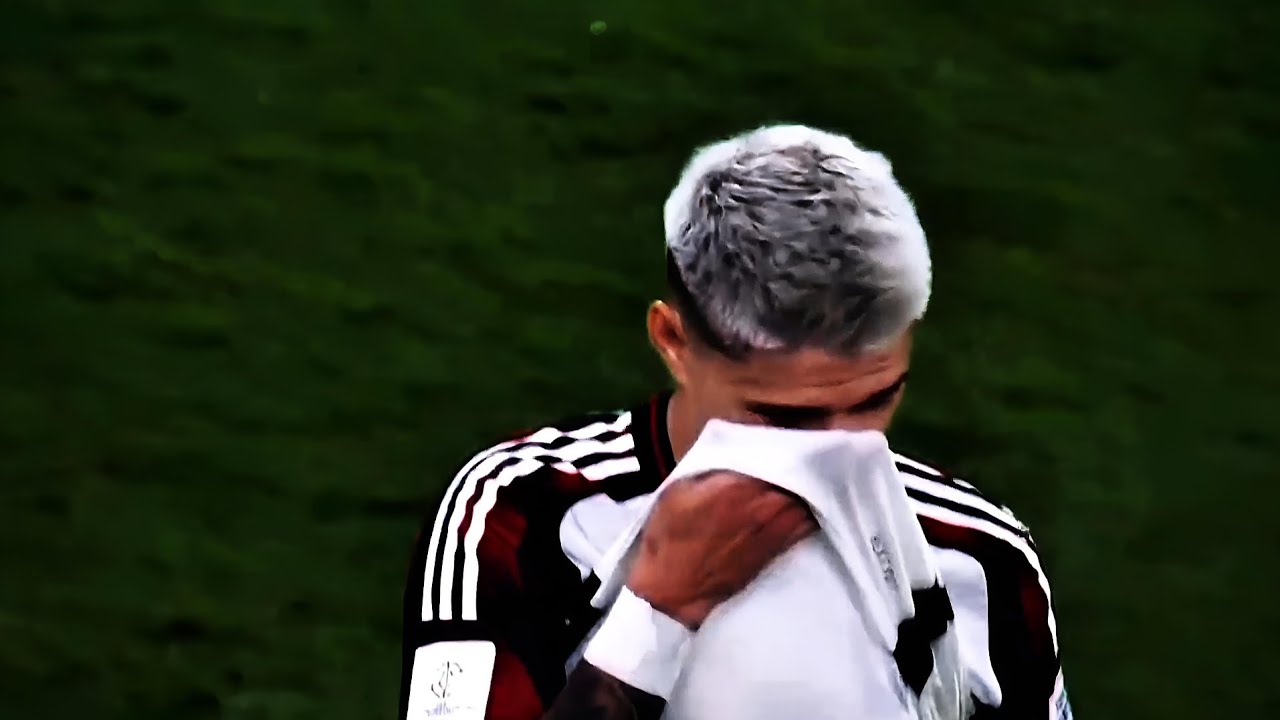 Luiz Ara&uacute;jo chorou quando perdeu o p&ecirc;nalti  😢❤️🖤 flamengo x PSG 
