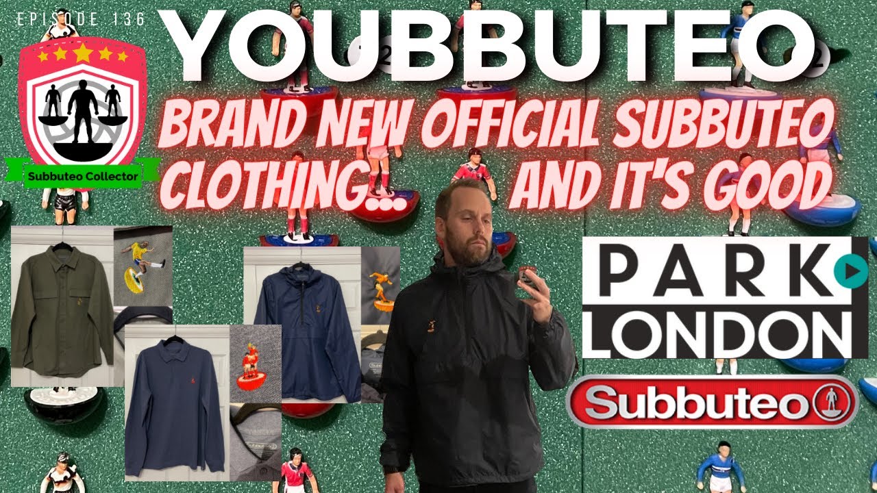 Brand New Official Subbuteo Clothing from Park London... and it's good!