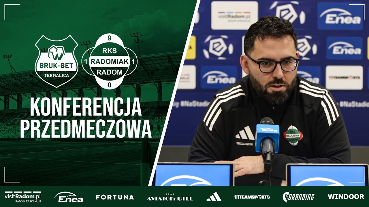 Konferencja prasowa przed meczem z Bruk-Bet Termaliką | LIVE