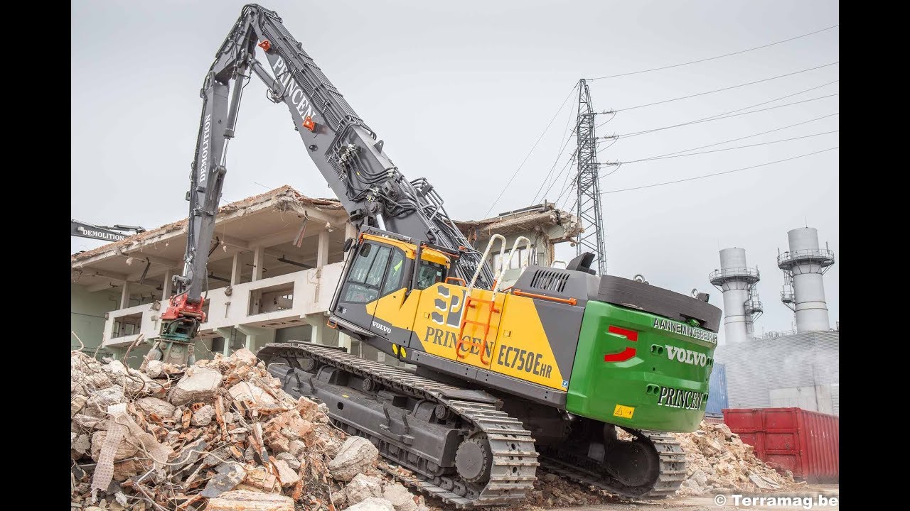 Demolition with Volvo EC750 HR | Terramag | Aannemingsbedrijf Princen| THE BEAST