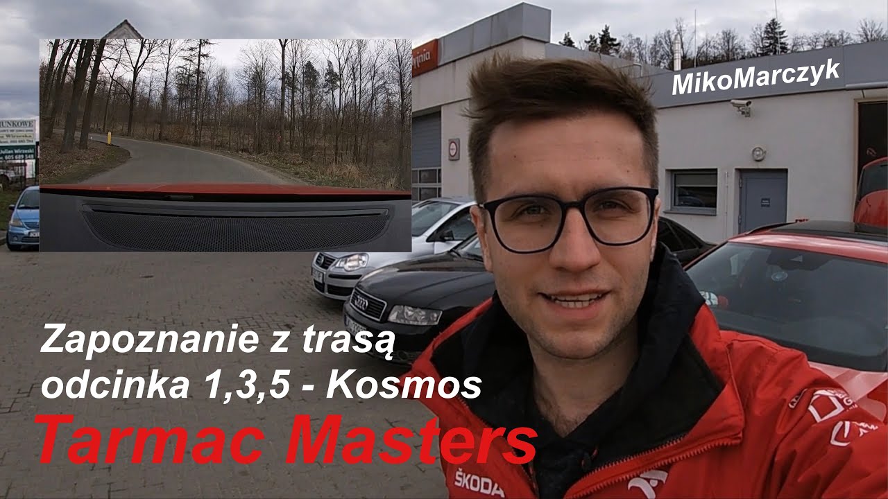 Zapoznanie z trasą odcinka 1,3,5 Kosmos - Tarmac Masters | Onboard | Miko Marczyk