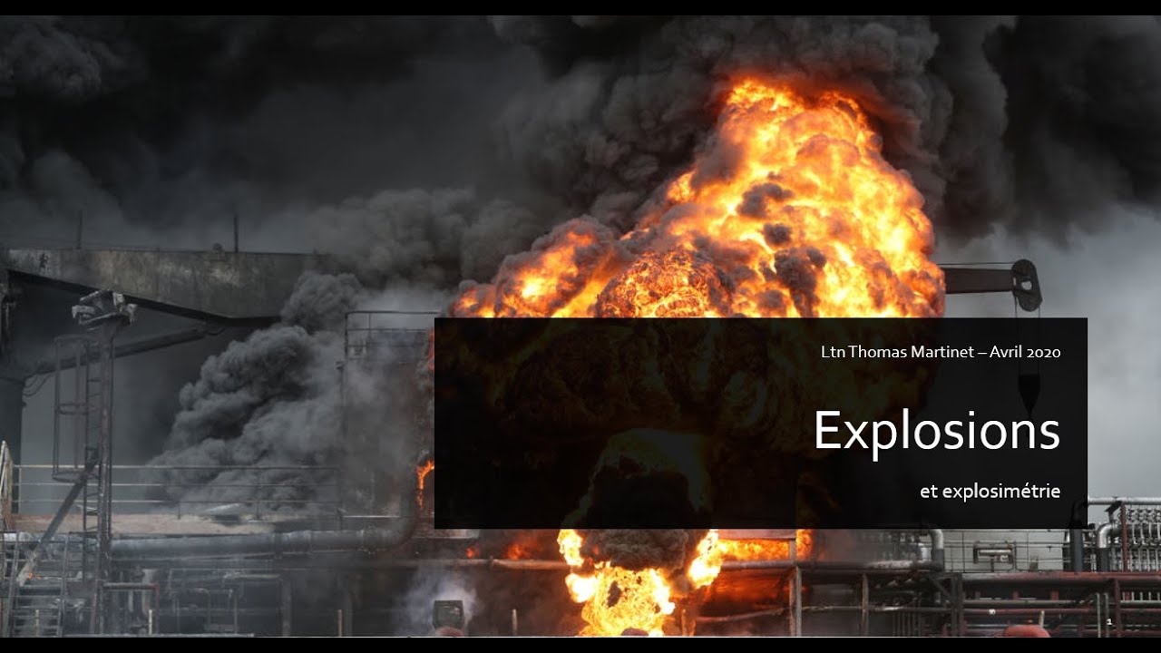 [INC][RTN] Explosions et plage d'explosivité