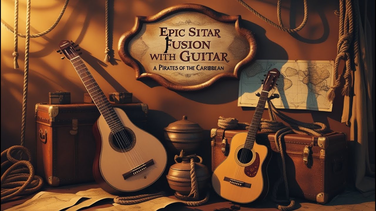 Epic Sitar & Guitar Fusion | A Melodic Adventure Inspired by Pirates of the Caribbean