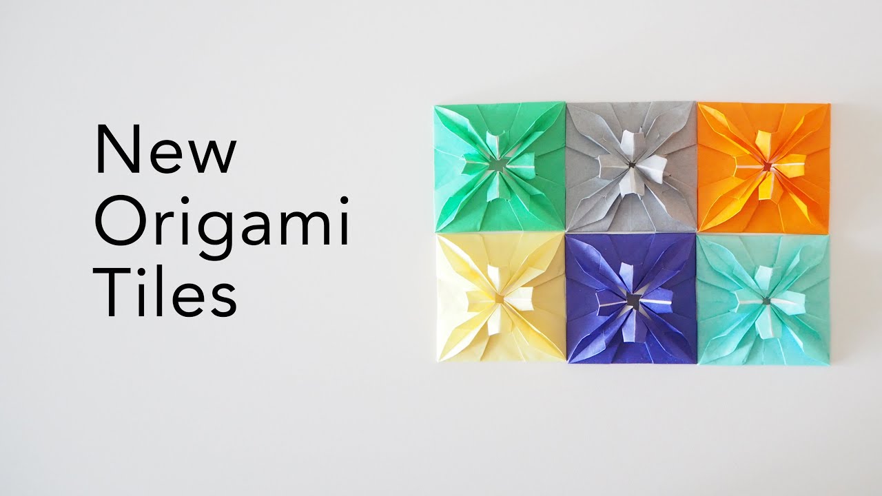 Origami Flower Tiles - designed by Wei You
