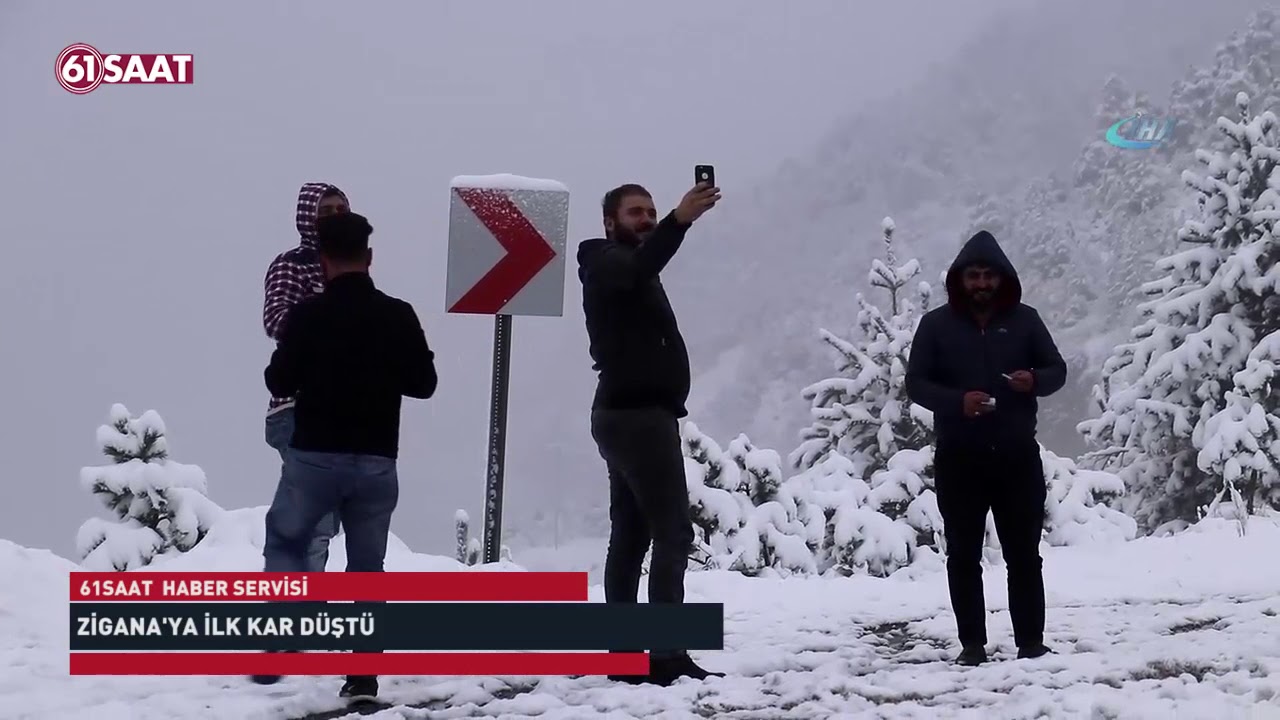 Trabzon'da Zigana kar altında